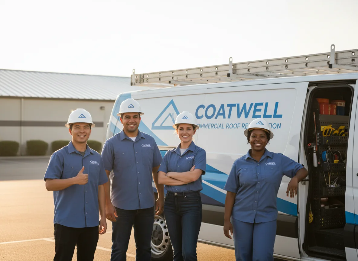 Commercial roof coating company in Irvine, PA